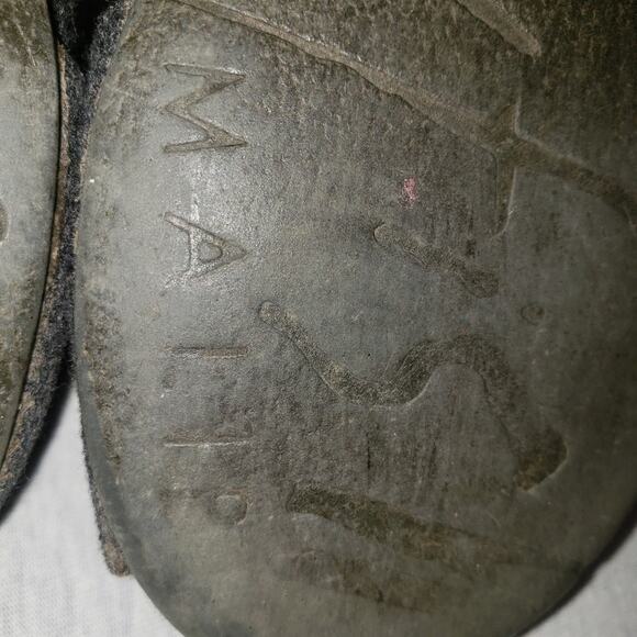 GUC, Girls Blowfish Gray Tweed style flats w/ metal toned button accents, Sz 13. - Picture 8 of 11